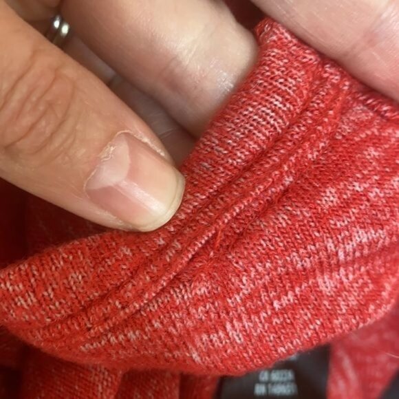 Buffalo David Bitton Red Marled Knit Shirt - Picture 12 of 12